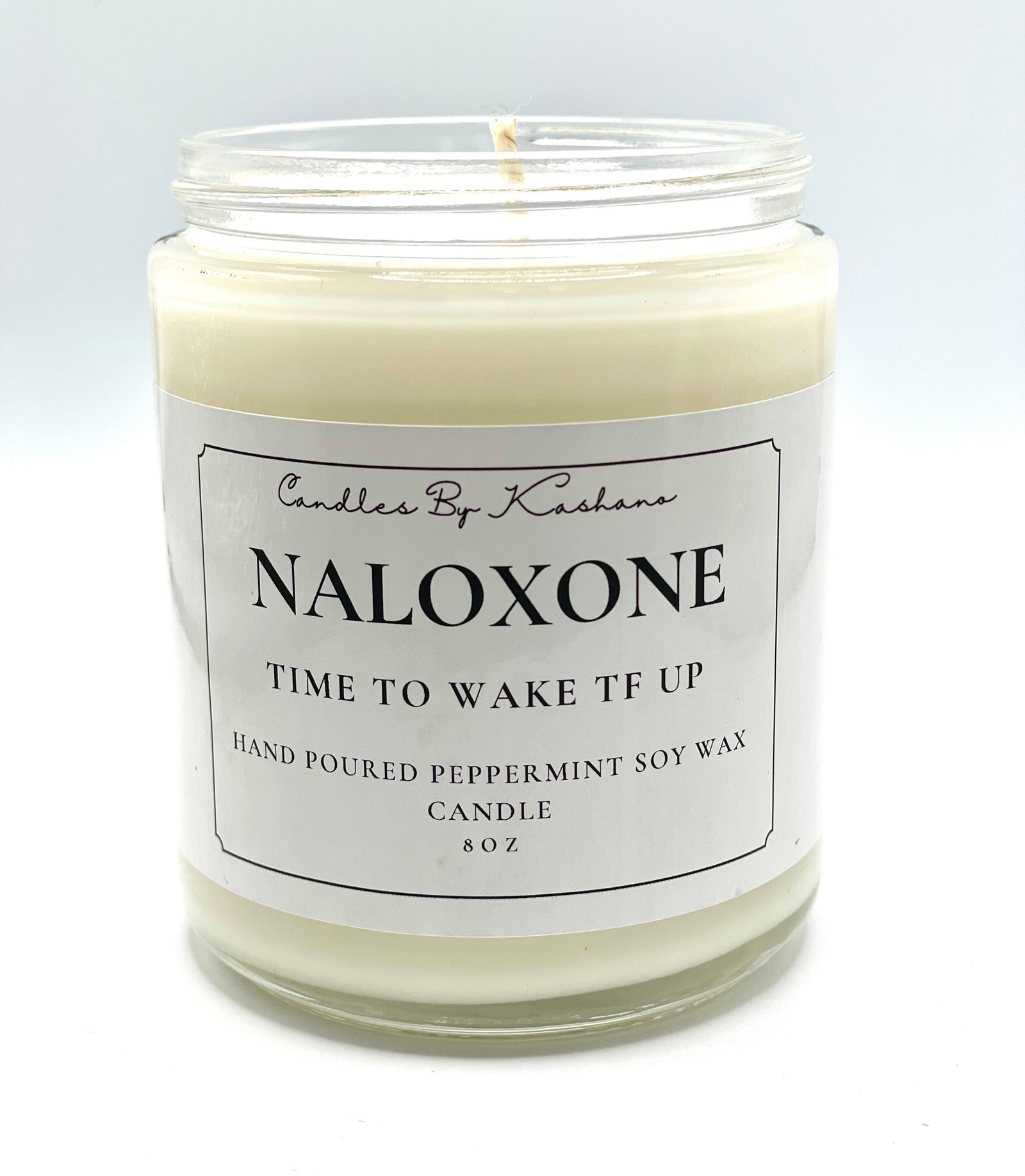 Naloxone Candle - Peppermint Mocha